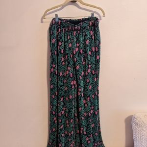 Maeve Pleated Plisse Pants